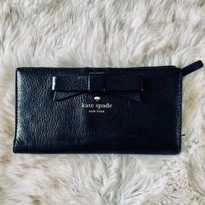 Kate Spade Black Leather Wallet